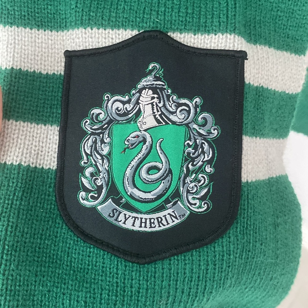 Adult And Kids Harry Potter Slytherin Halloween Costume Scarf - Picture 3 of 9